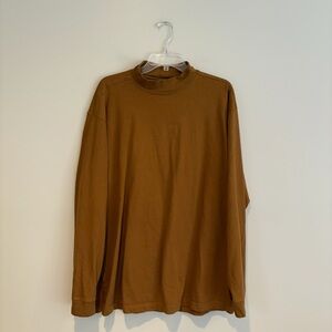 Duluth Trading Co Men's Tan Relaxed Fit Longtail Long Sleeve T-Shirt